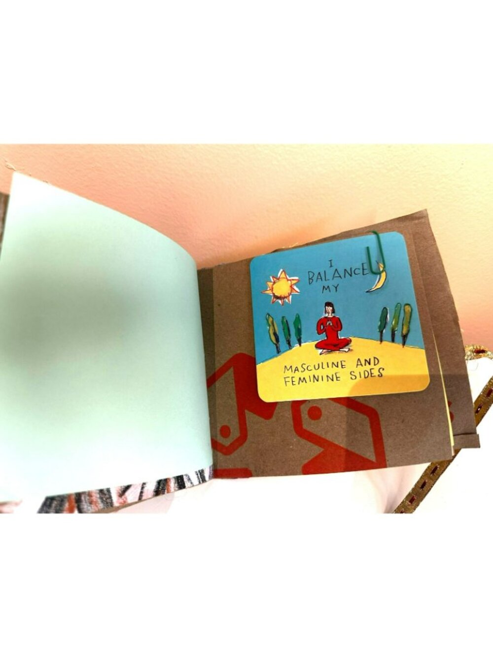 Mini Junk Journal OOAK Scrapbooking Journaling Handmade Book Inner Child - Picture 7 of 7
